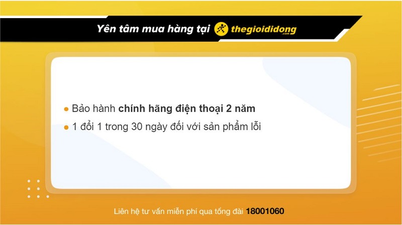 Chính sách bảo hành hấp dẫn khi mua Xiaomi 11T và 11T Pro tại Thế Giới Di Động